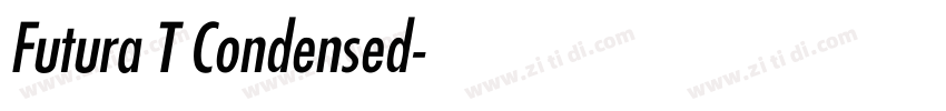 Futura T Condensed字体转换 Futura T Condensed字体转换